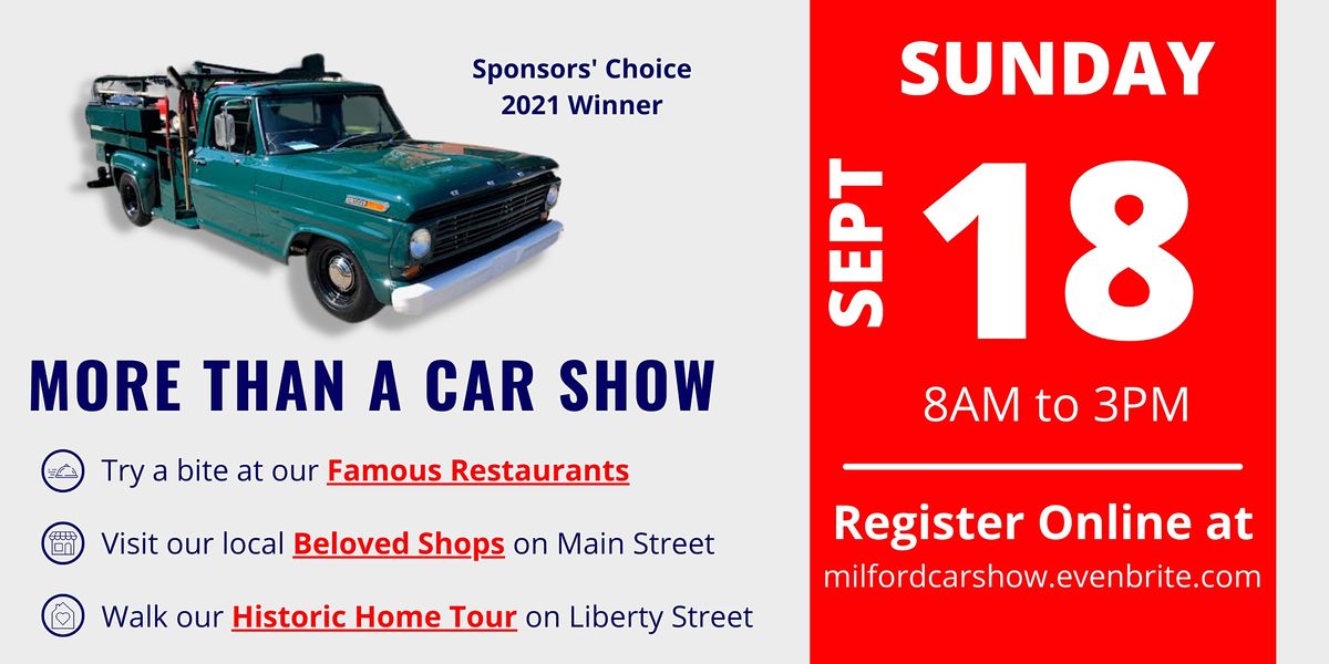 Milford Car Show 2022 South Main Street, Milford Charter Township, MI