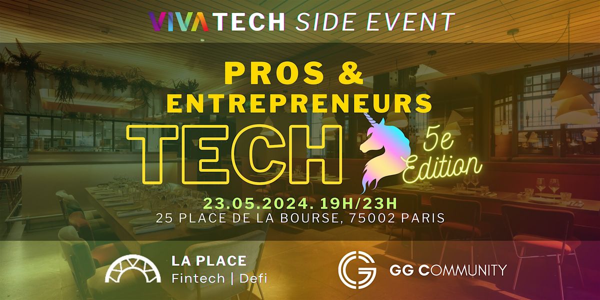 VIVA Tech Side Event|OpenBar |GG Community + PlaceFinTech |Tech Pro ...