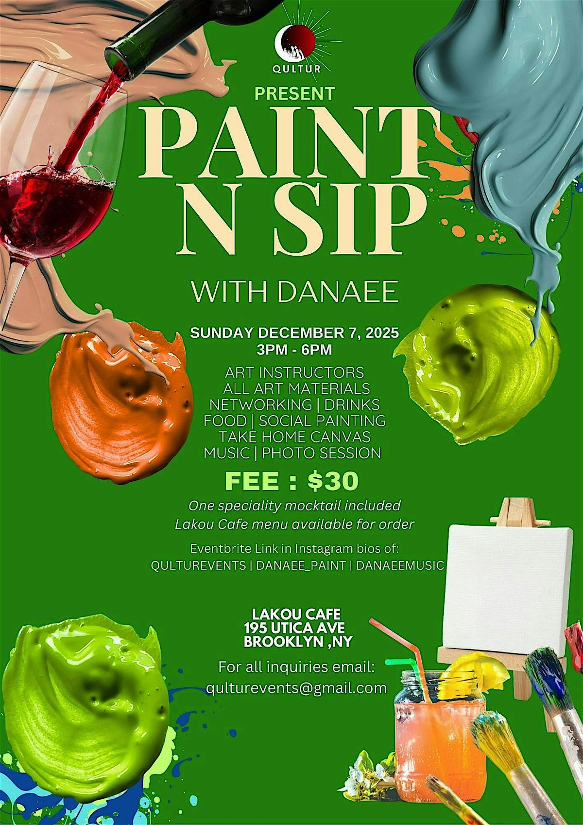 PAINT N SIP AT LAKOU CAFE