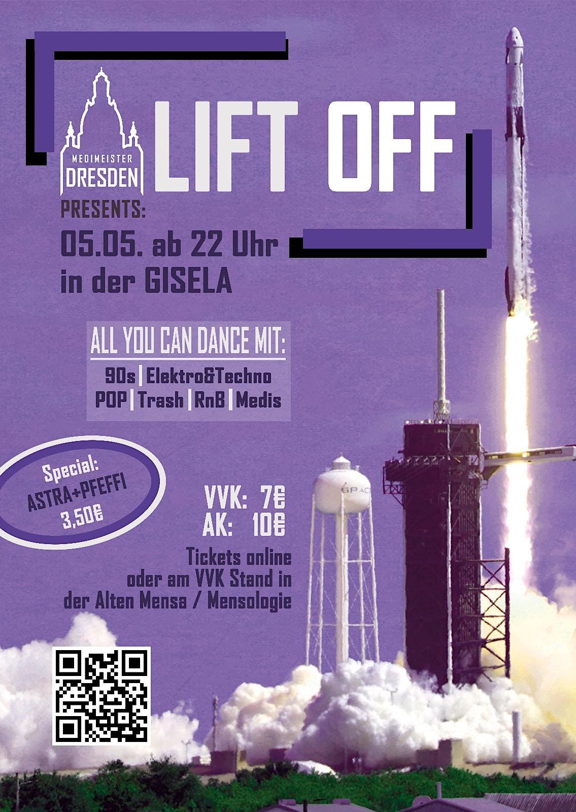 3,2,1...Lift off: Studentenparty