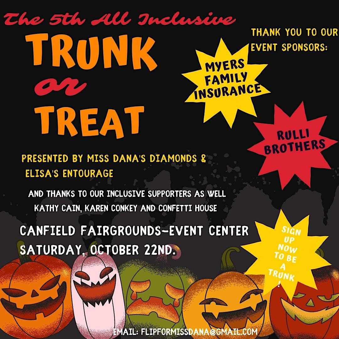 All Inclusive Trunk or Treat 2022 Canfield Fair Grounds October 22