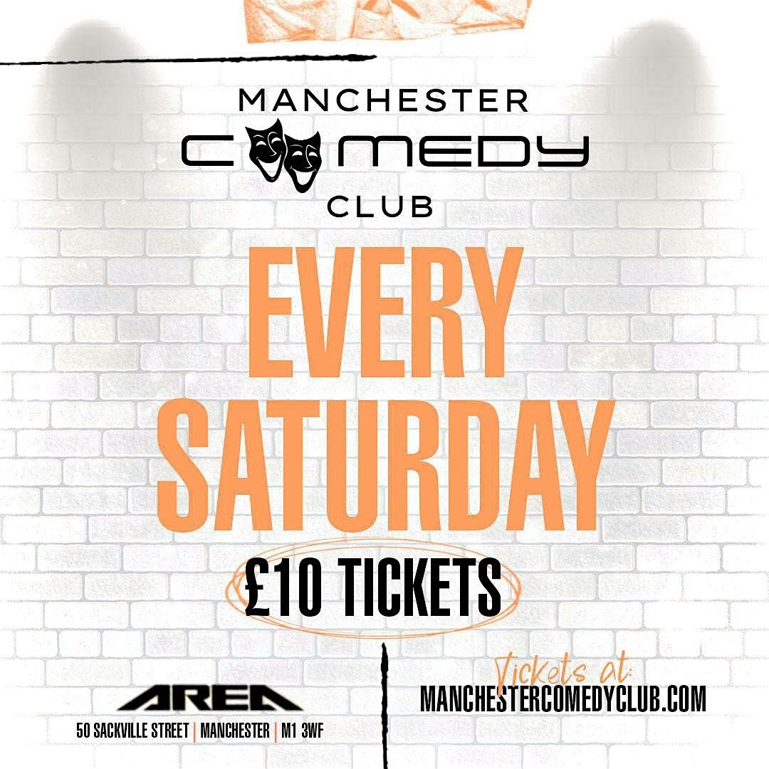 Manchester Comedy Club - LIVE COMEDY EVERY SATURDAY - Tickets from only \u00a310