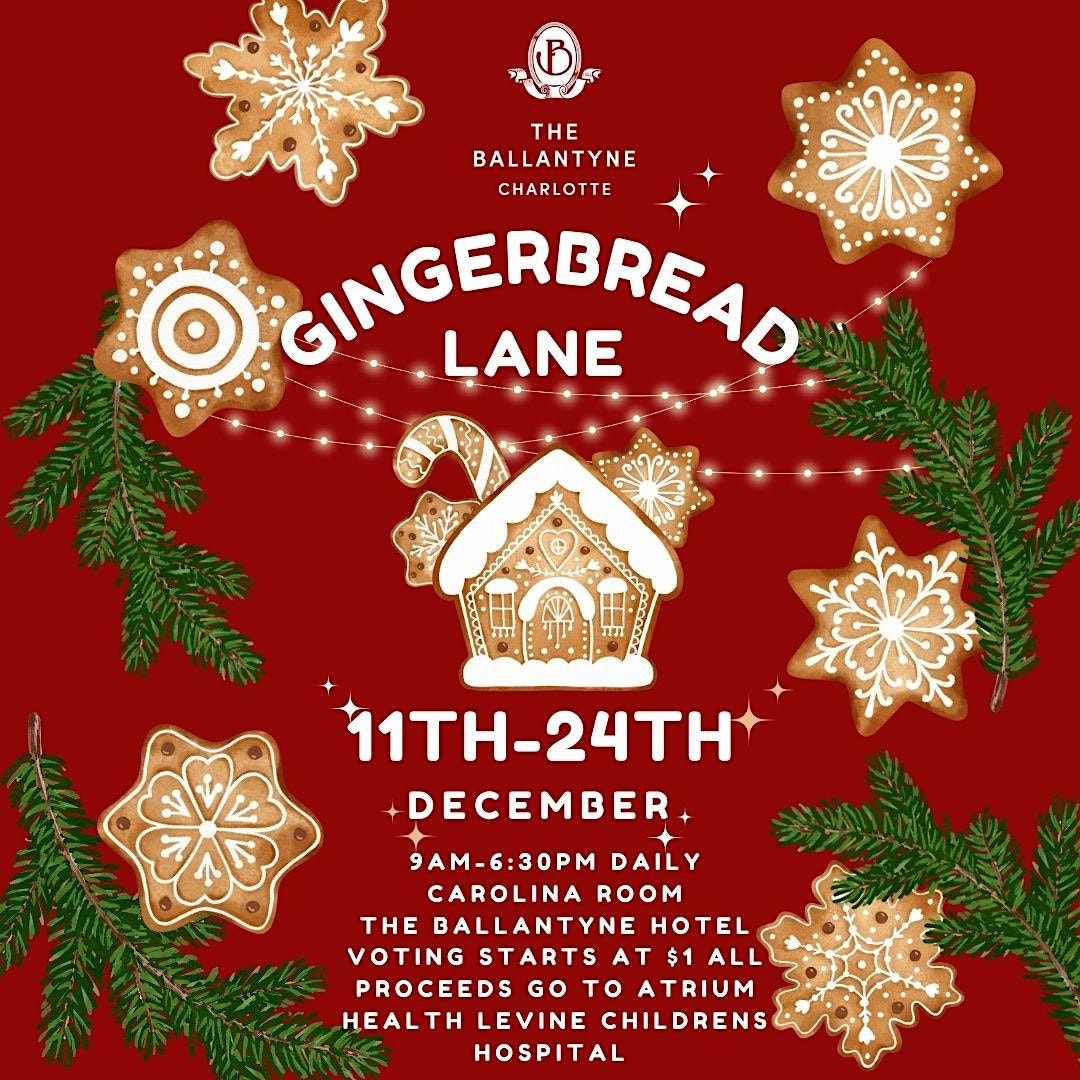 Gingerbread Lane at the Ballantyne Benefitting Levine Childrens