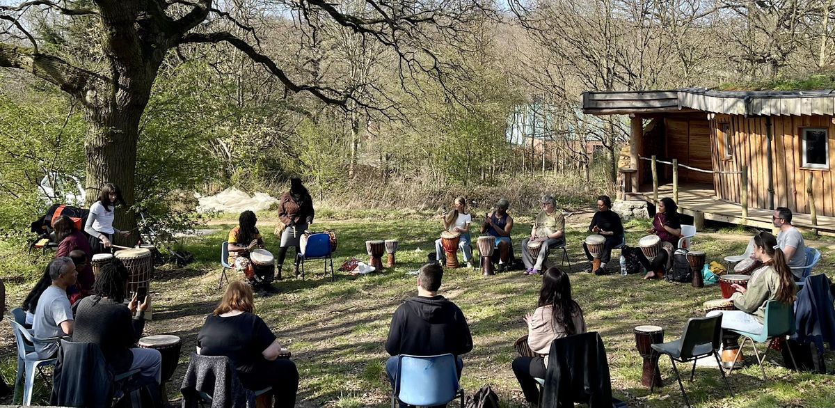 Woodland Wellbeing Drum Circle 2023