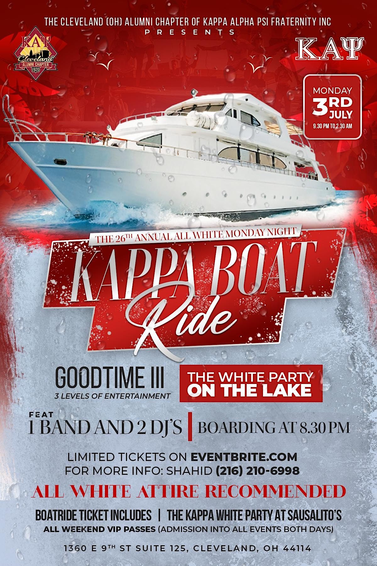 Kappa Boat Ride Weekend