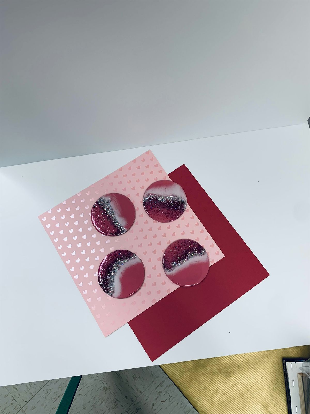 Valentine Wood Coasters - Mapunapuna