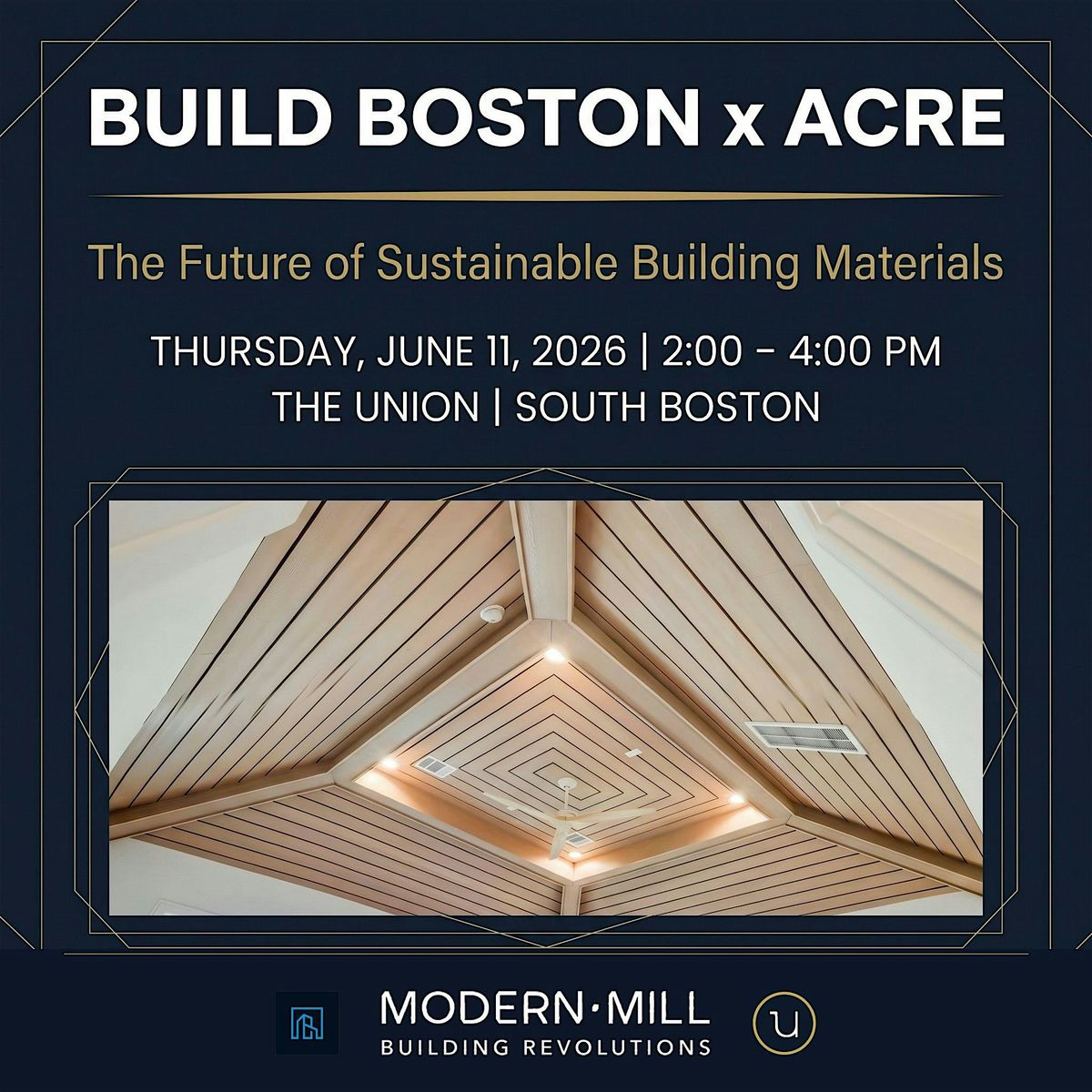 Build Boston x ACRE: The Future of Sustainable Building Materials