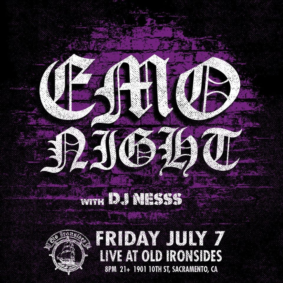 Emo Night w/ DJ Nesss 1901 10th St Sacramento CA 95811 July 7, 2023