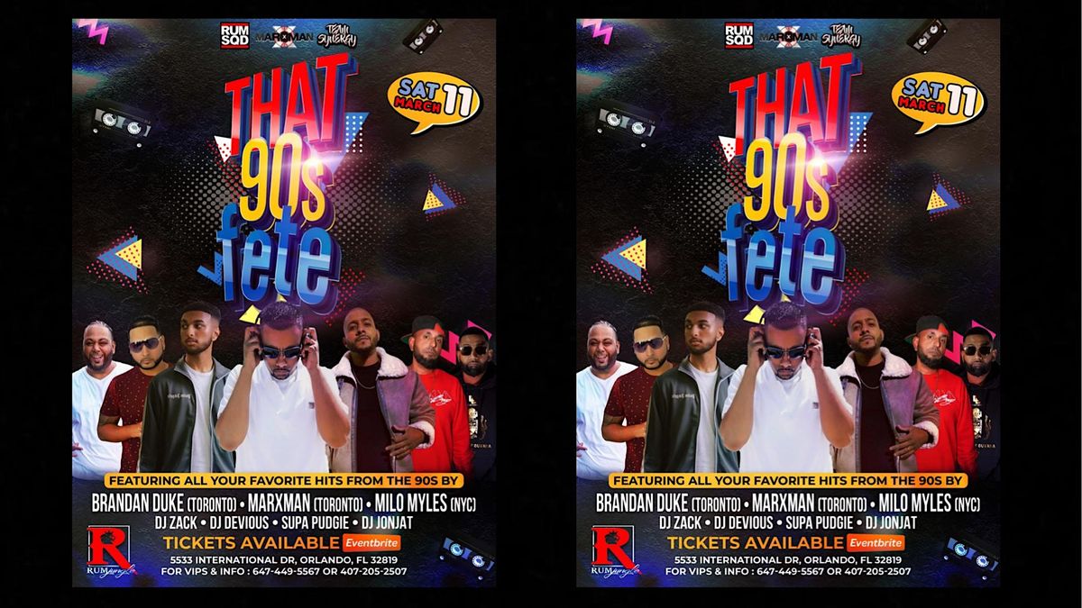 That 90s Fete Rum Jungle (Orlando's Best I Drive