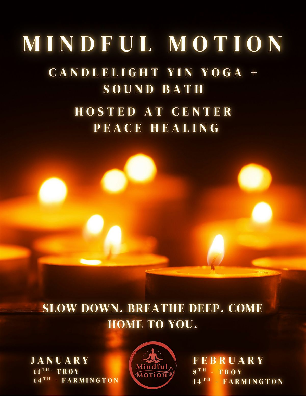 Candlelight Yin Yoga + Sound Bath