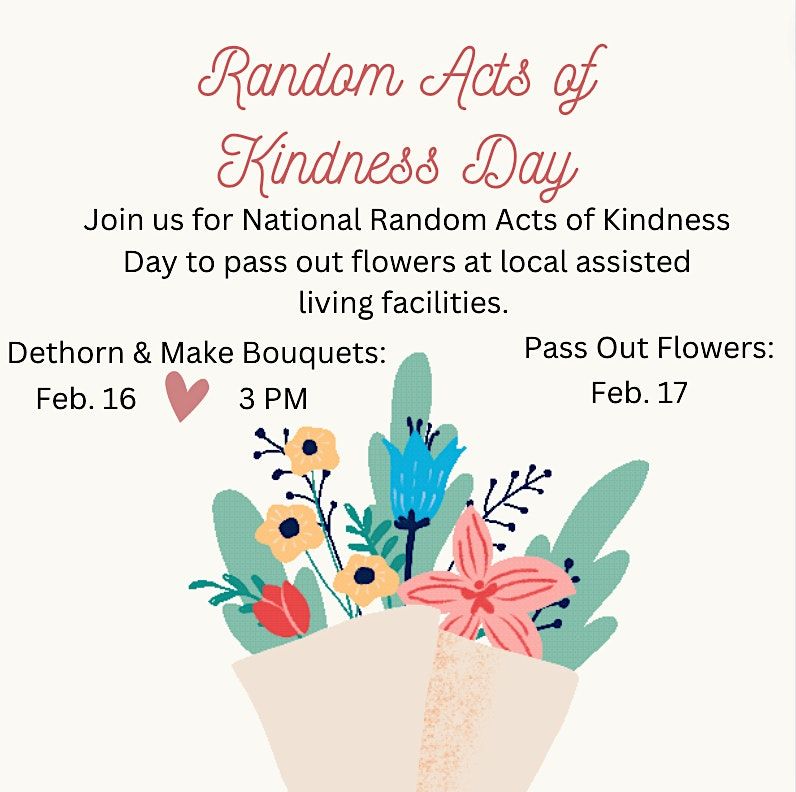 National Random Acts of Kindness Day February 17, 2023