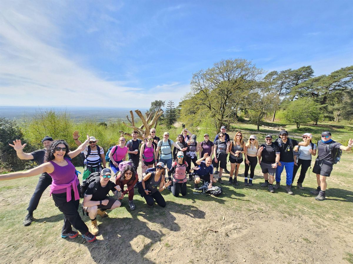 TOUGH HIKE 27km Challenge - Surrey 3 Peaks 760M ASCENT