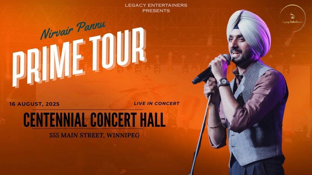 Nirvair Pannu at Centennial Concert Hall - Winnipeg