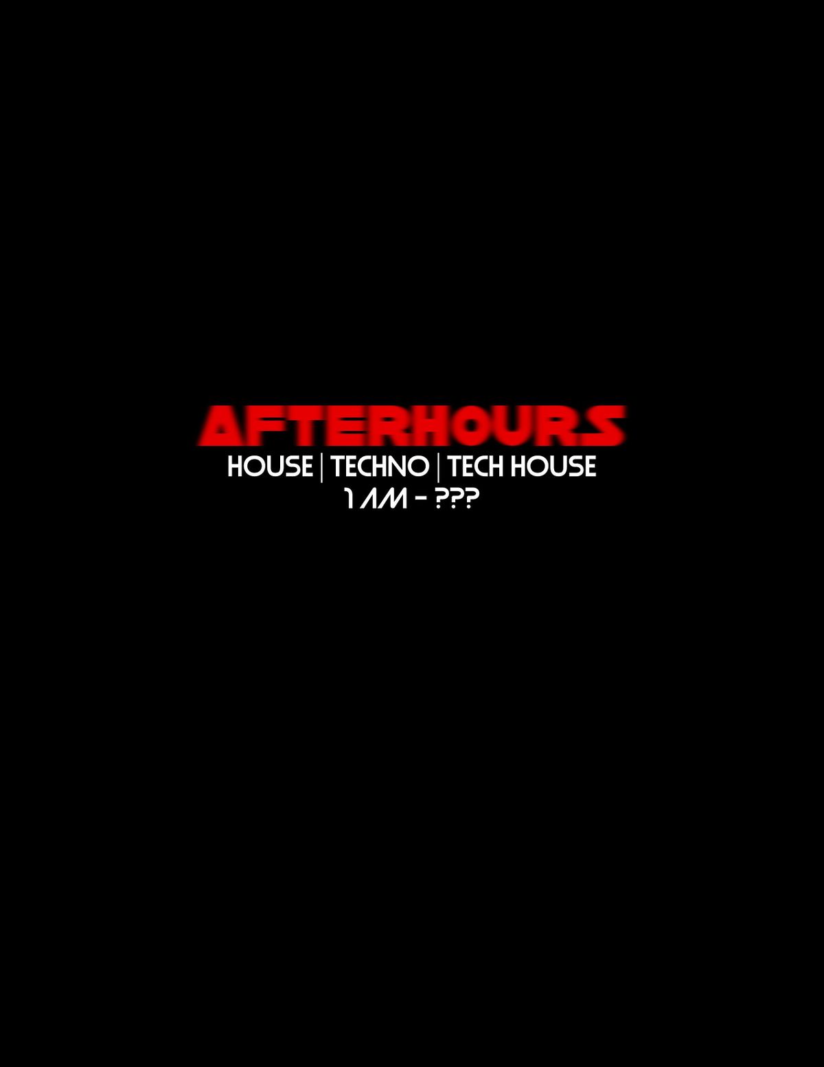 Afterhours: House | Techno | Tech House