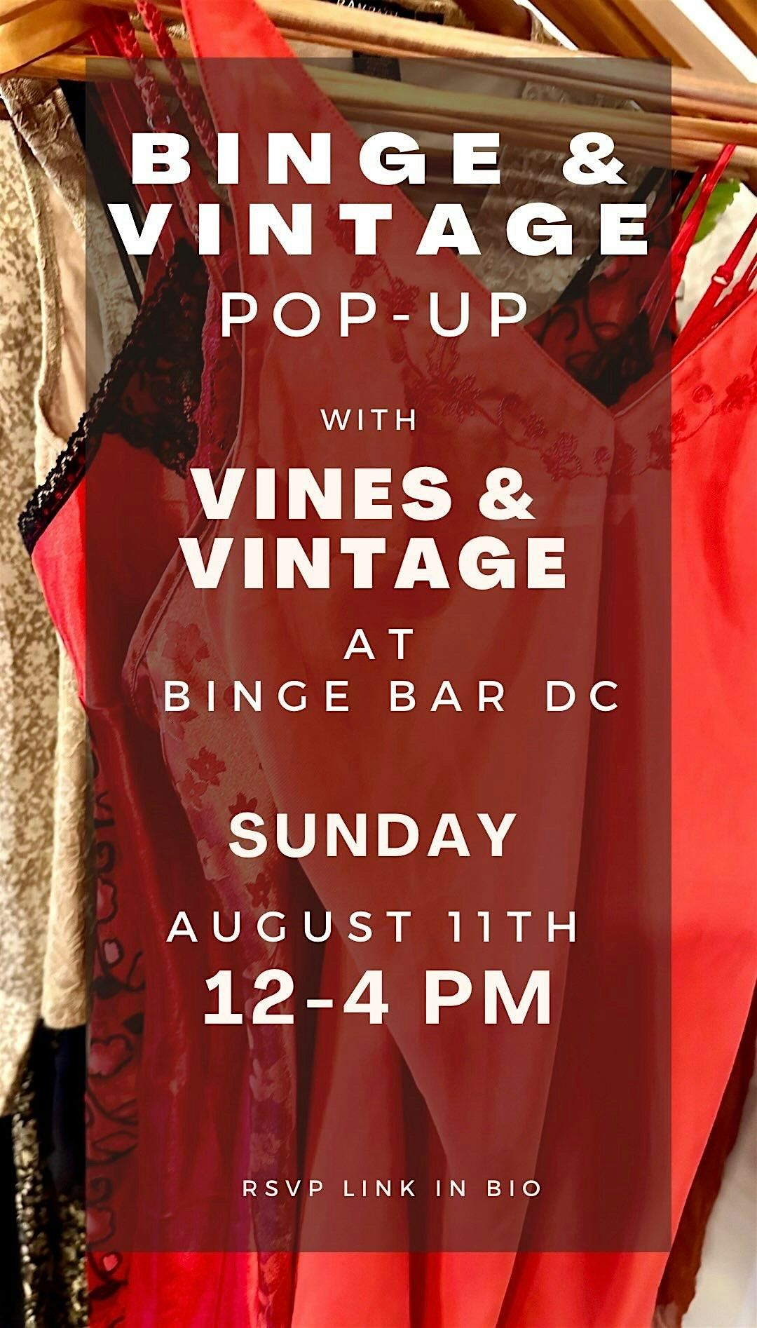 Binge and Vintage Pop-Up