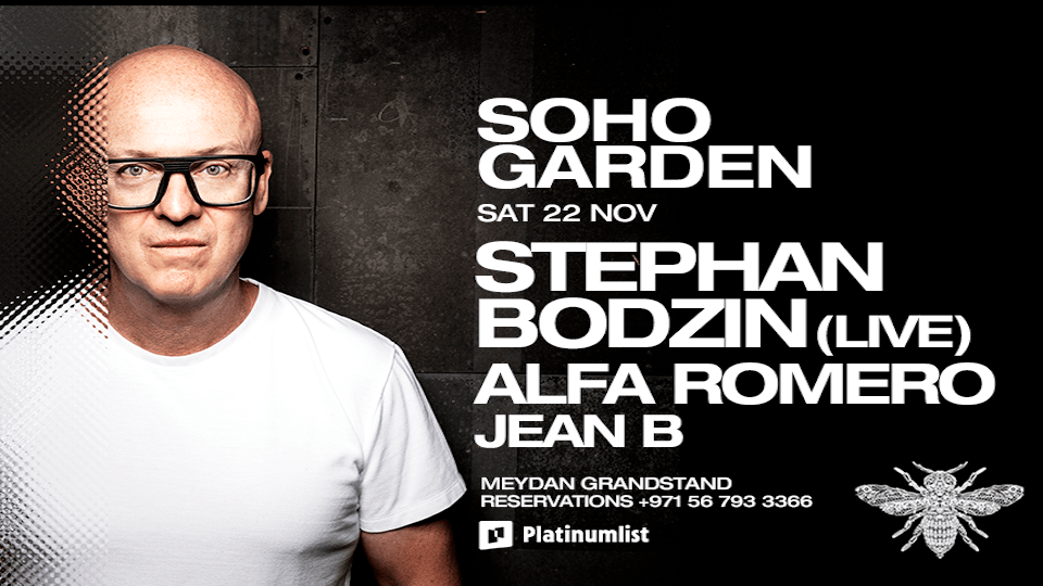 Stephan Bodzin (Live) at Soho Garden Meydan, Dubai.