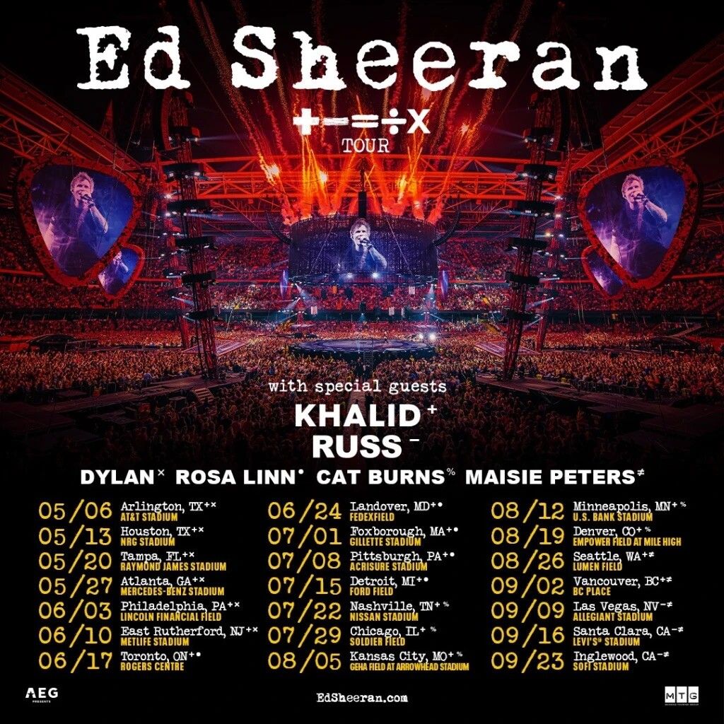 Ed Sheeran Philadelphia Tickets