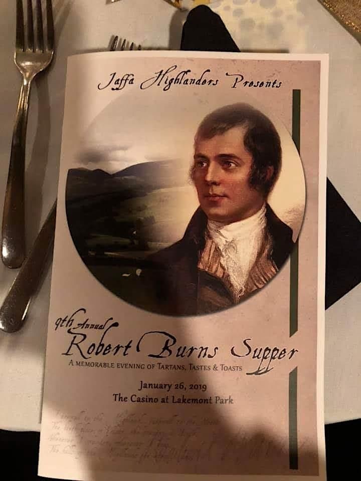 13th Annual Robert Burns Supper January 2023 The Casino at Lakemont