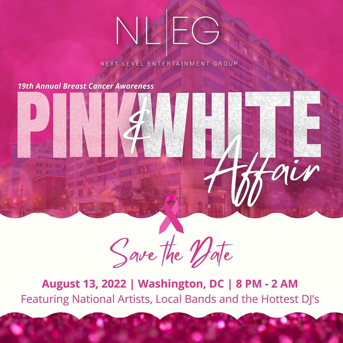 THE 19TH ANNUAL PINK & WHITE  AFFAIR @ THE GRAND HYATT  WASH D.C