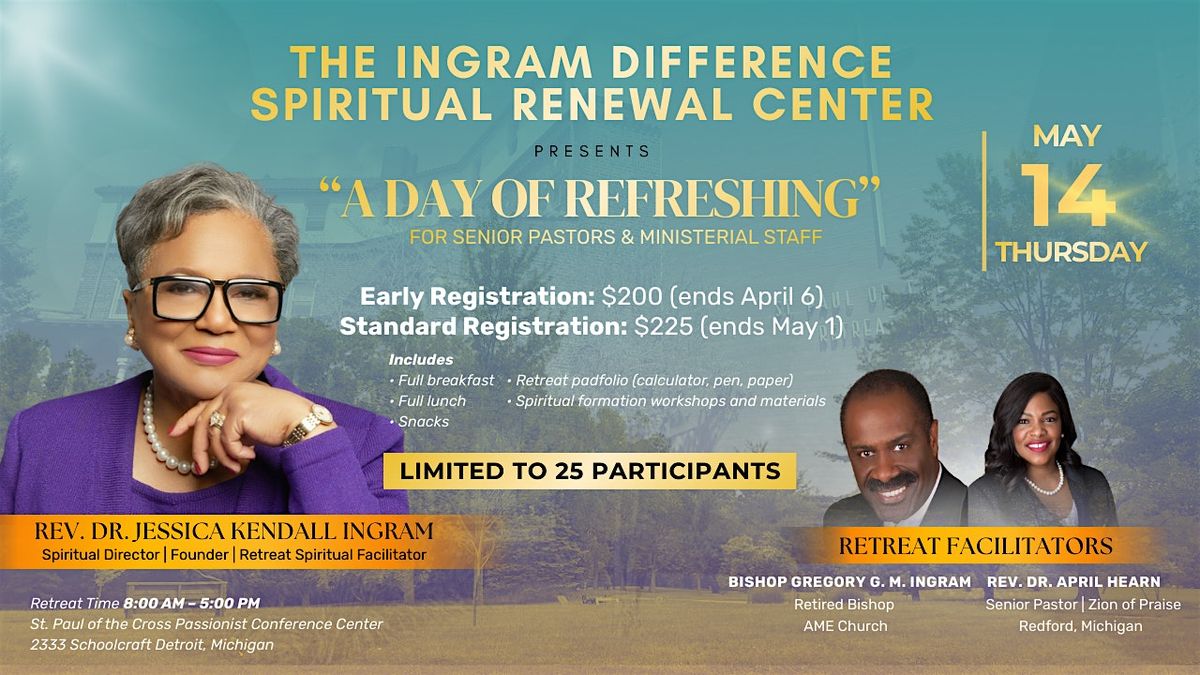A One-Day Spiritual Renewal Retreat for Senior Pastors