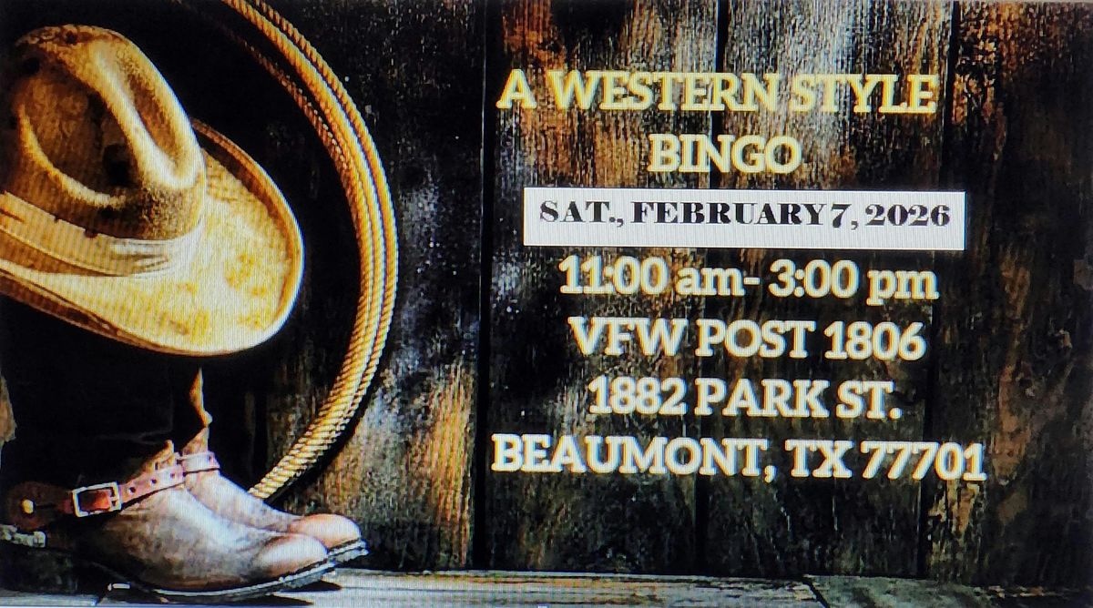 Western Style Bingo with Purses, a Henry Rifle, and Door Prizes