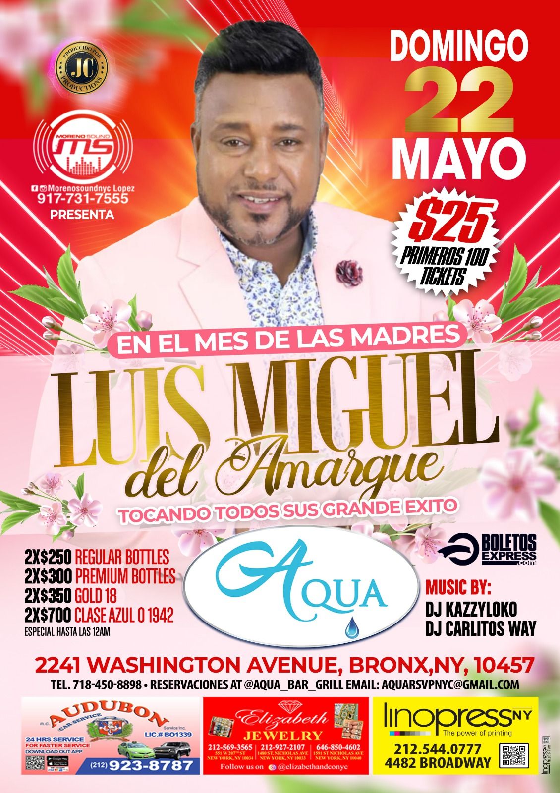 Miguel Washington Tickets