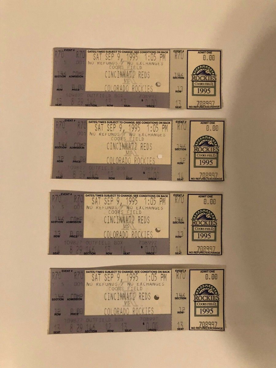 Colorado Rockies at Cincinnati Reds at Great American Ball Park