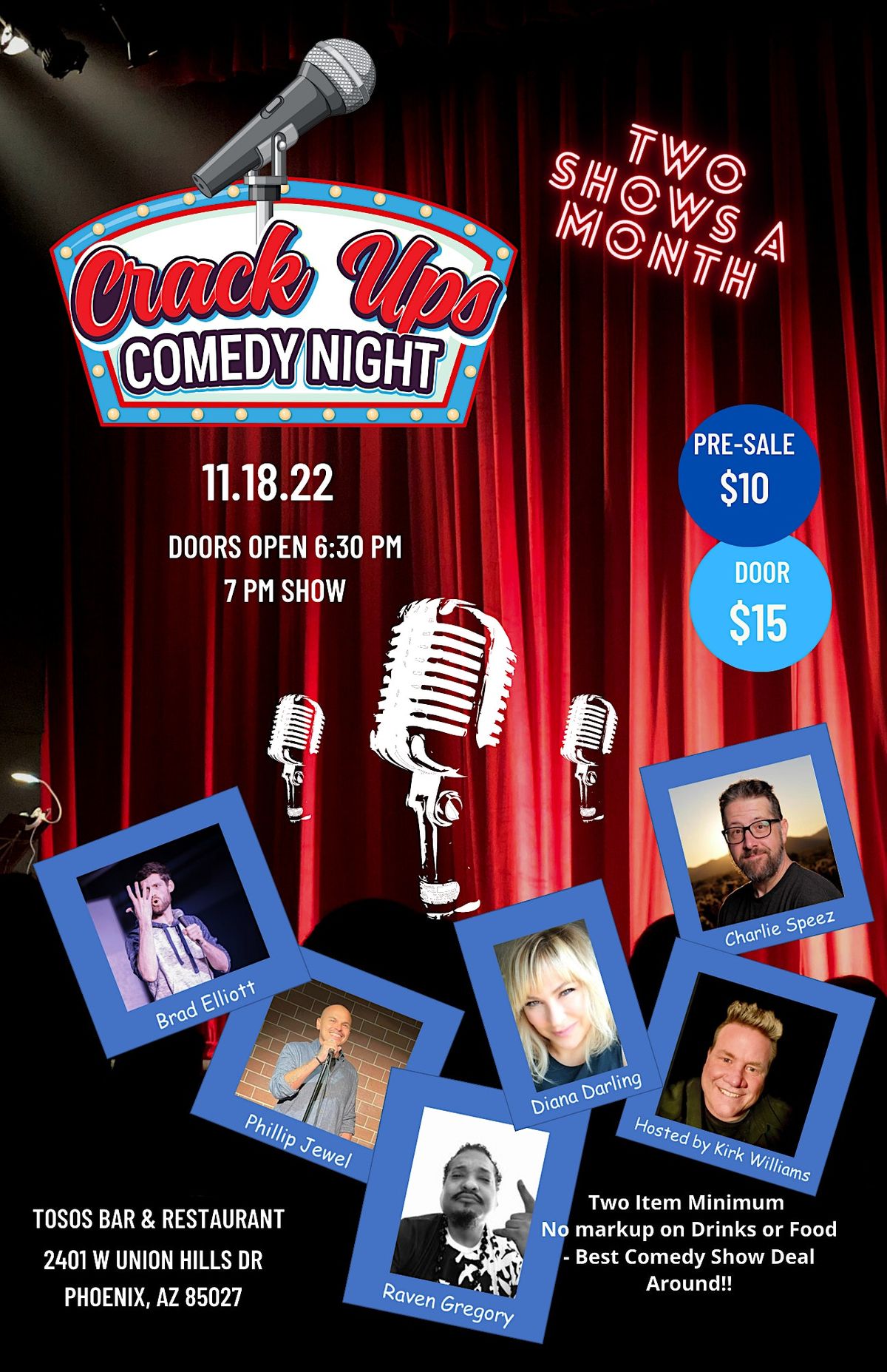 Crack Ups Comedy Night