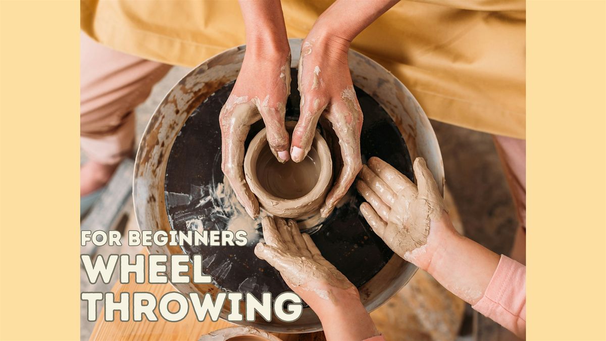 15$ Flash Sale Wheel Throwing for Beginners with Color Cocktail Factory