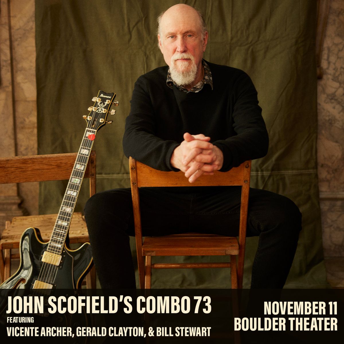 John Scofields Combo 73 feat. Vicente Archer at Boulder Theater