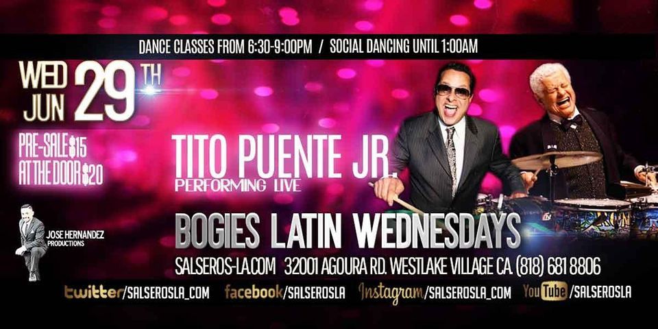 Tito Puente Jr. at Bogies | 32001 Agoura Road,Westlake Village,91361,US ...