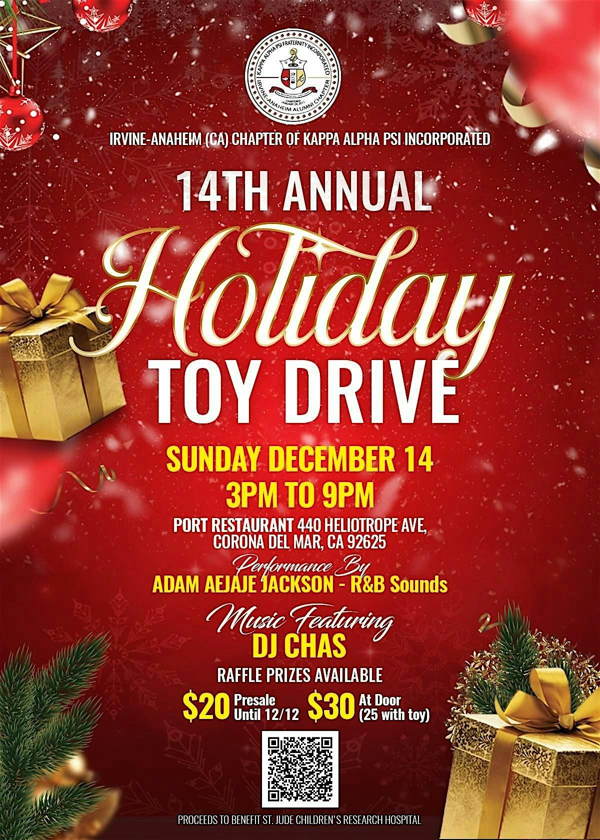 14 Annual Holiday Toy Drive Day Party