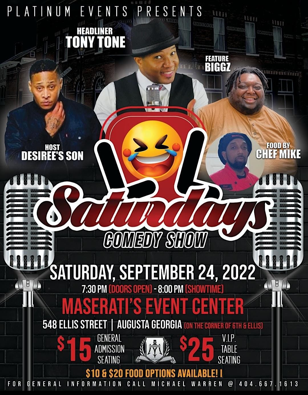 LOL SATURDAYS aka Laughing Out Last Saturdays with Comedian Tony Tone ...