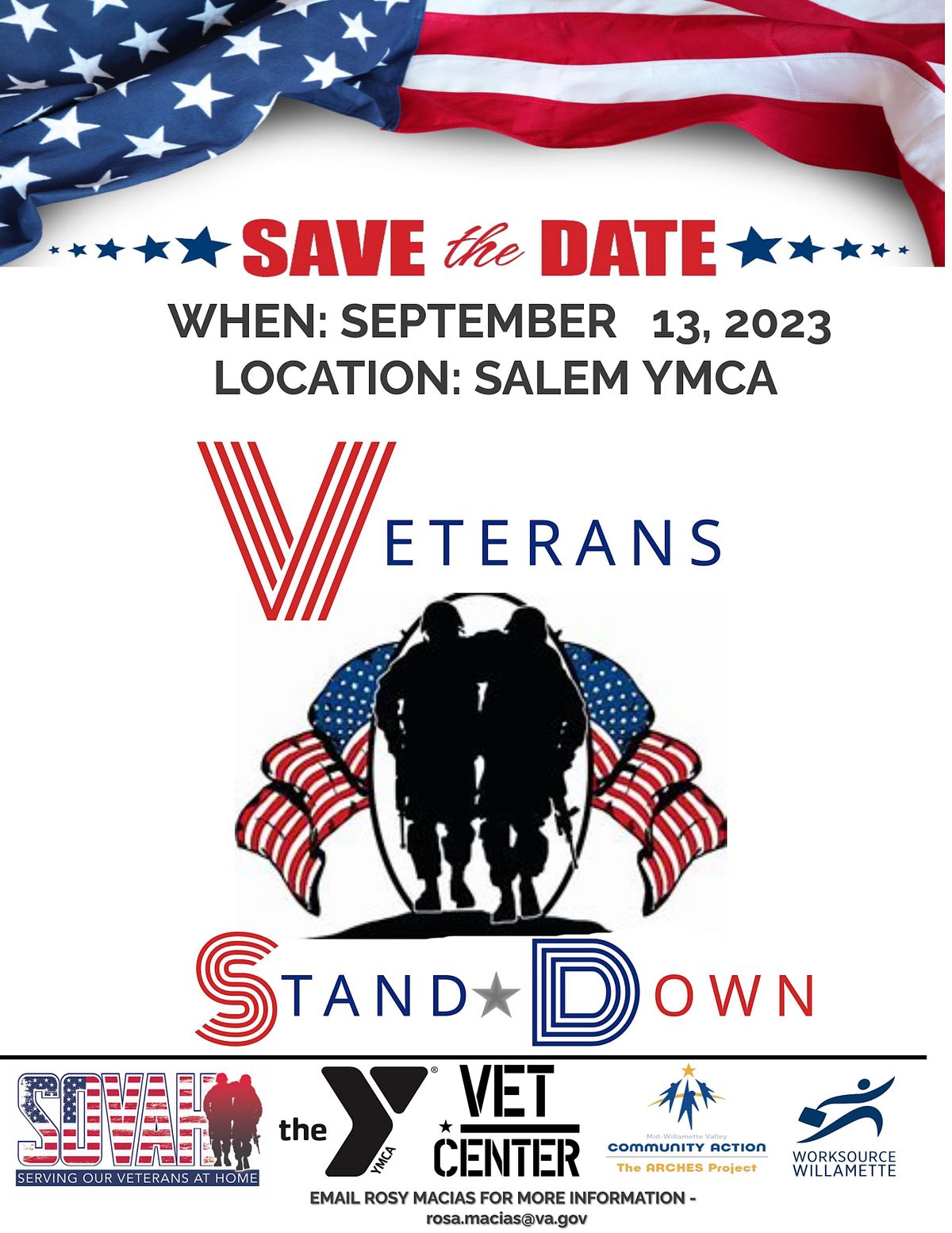 2023 Mid Willamette Valley Veterans Stand Down Withnell Family YMCA