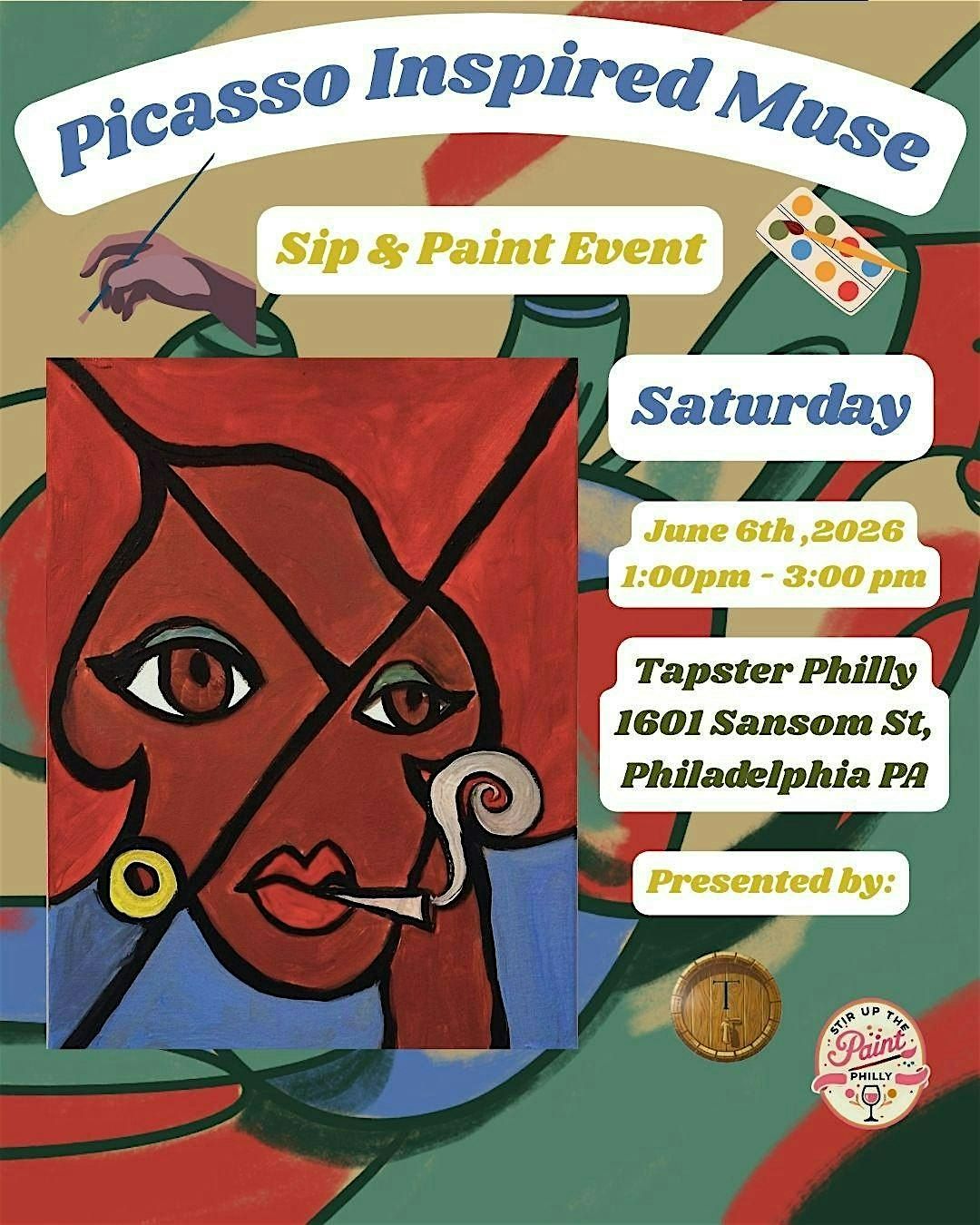 "Picasso Inspired" Sip N' Paint Event at Tapster Philly (21+)