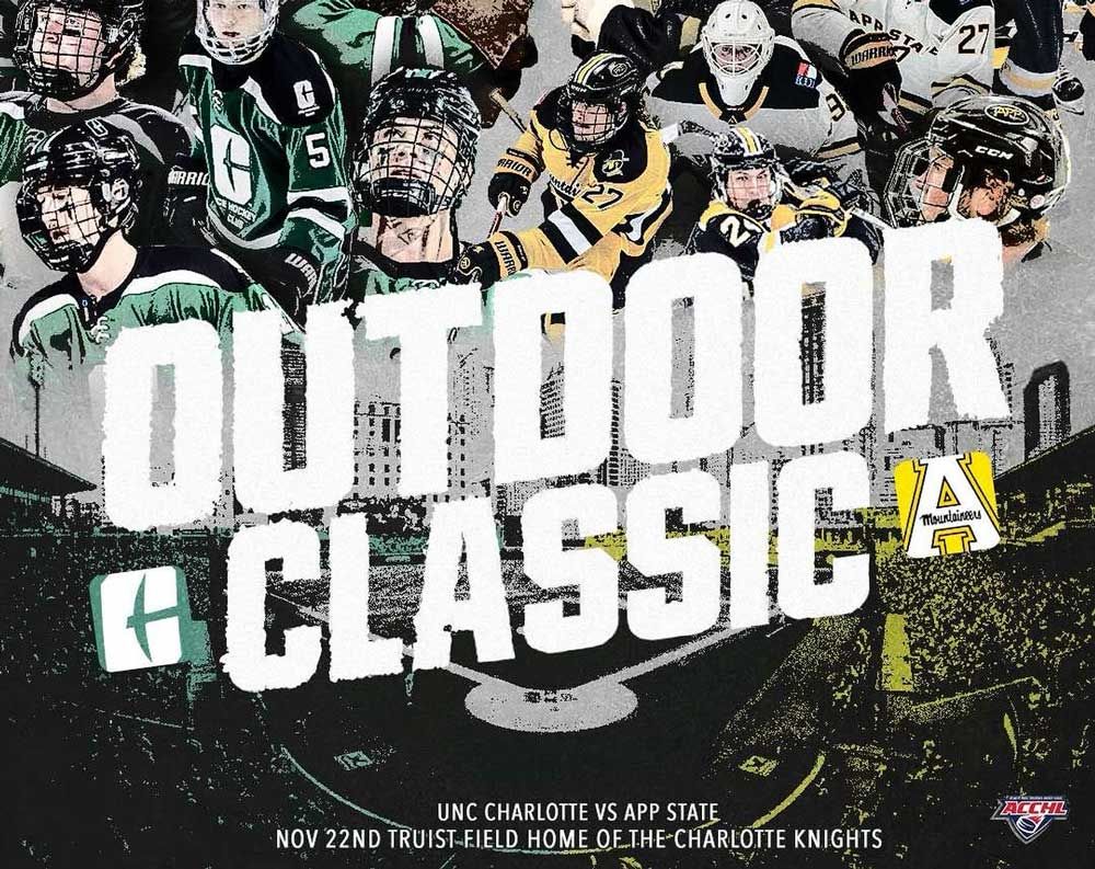 Appalachian State Mountaineers vs UNC Charlotte 49ers Hockey at Truist Field Charlotte
