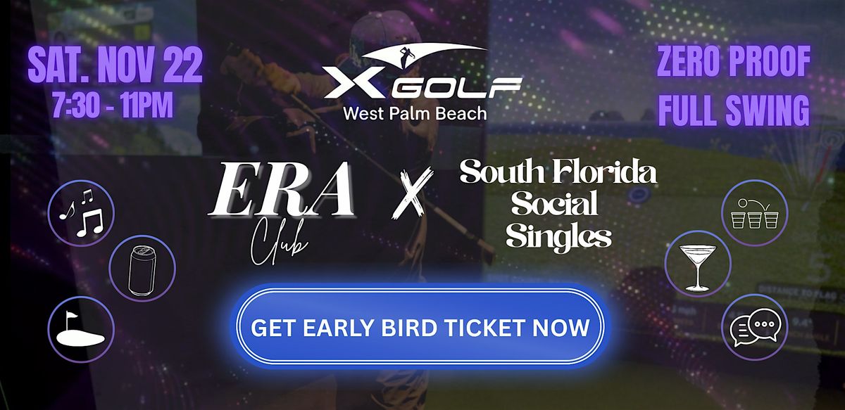 Social Mixer at X-Golf West Palm Beach - DJ, Competition, Mingling, & more