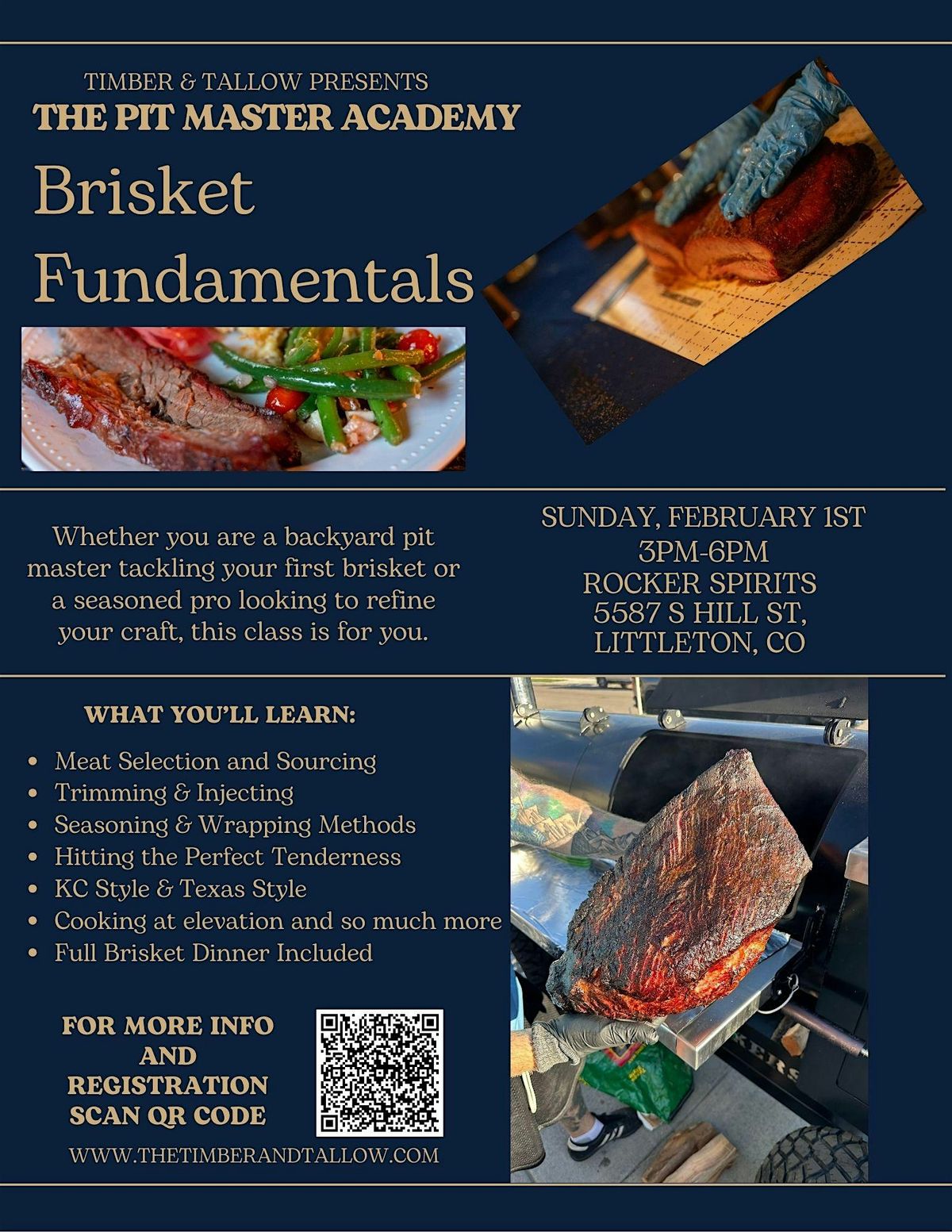 Timber & Tallow Presents The Pit Master Academy: Brisket Fundamentals