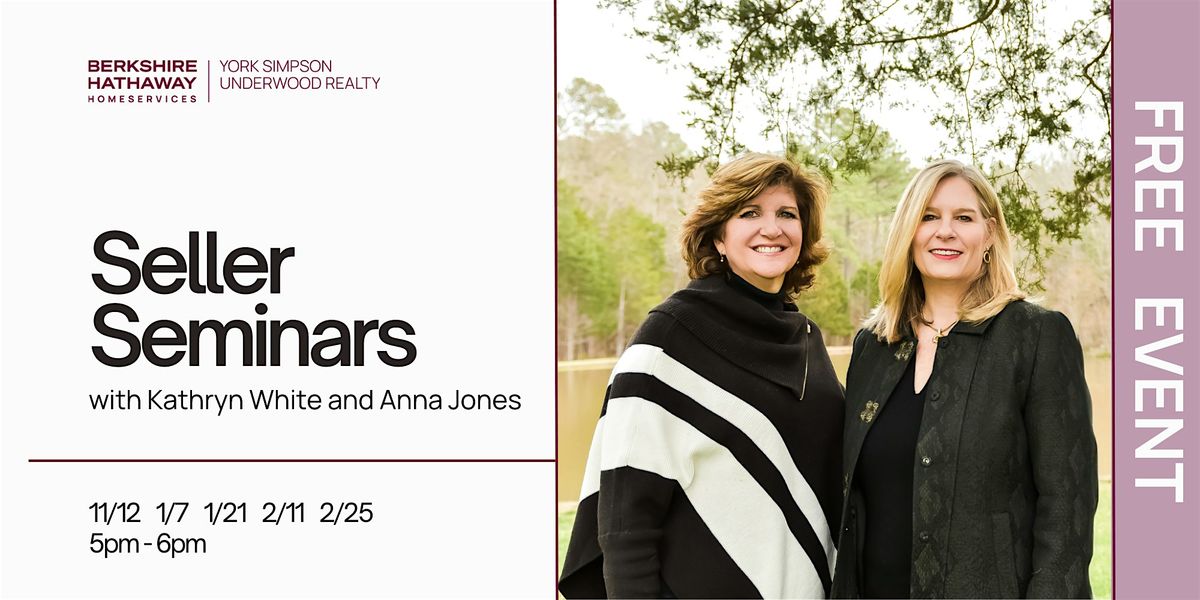 Seller Seminar with Kathryn White and Anna Jones