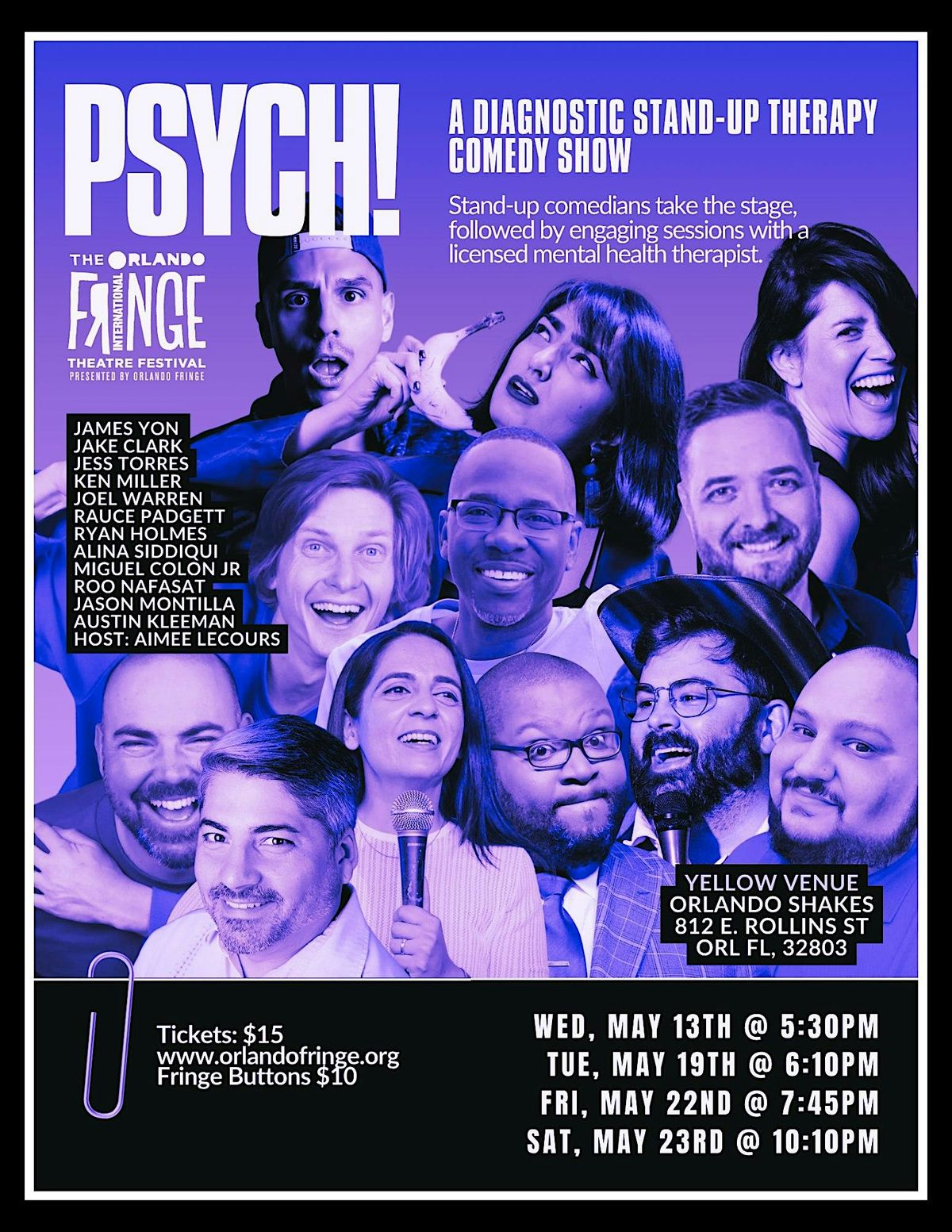 Psych! A Diagnostic Stand-Up Therapy Comedy Show