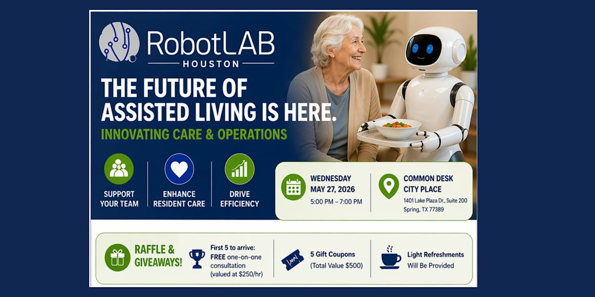 Robots! The Future of Assisted Living! Live Demonstrations!