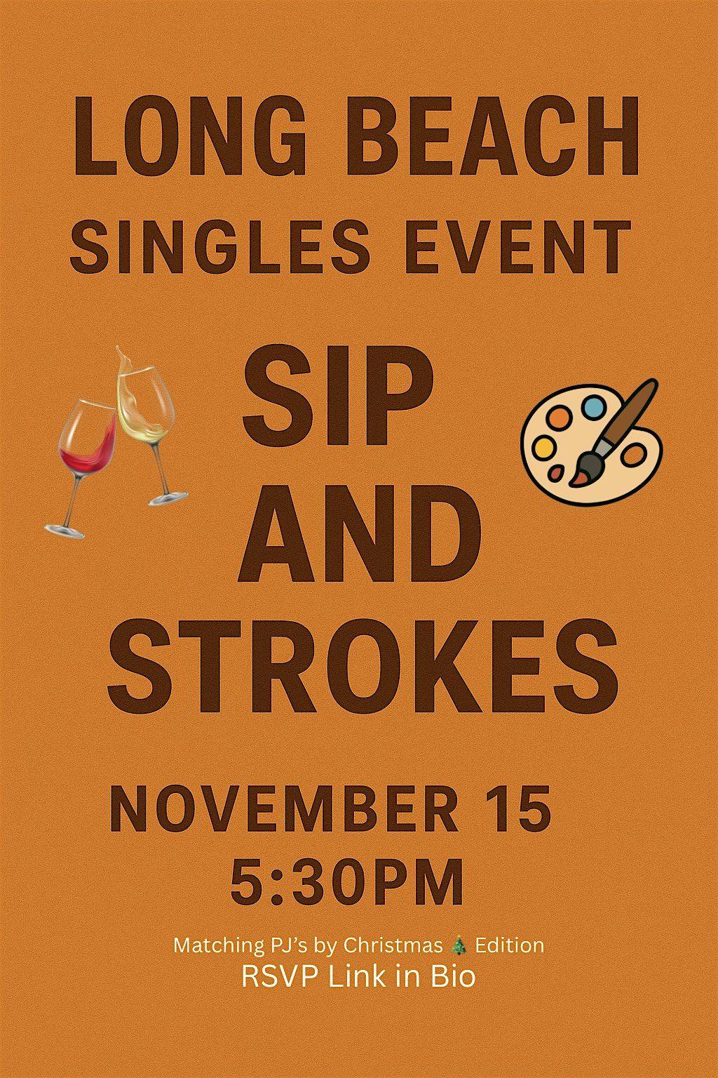 Long Beach Singles Event: Sip & Strokes (25-40)