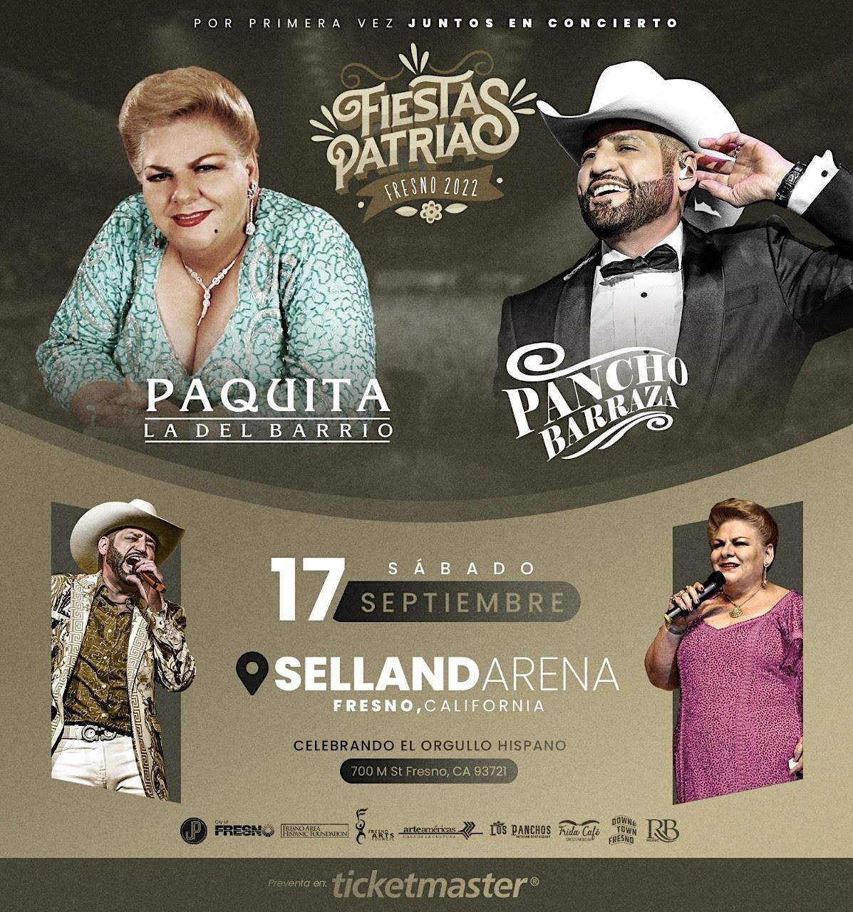 Fiestas Patrias 2022 Selland Arena, Fresno, CA September 17, 2022