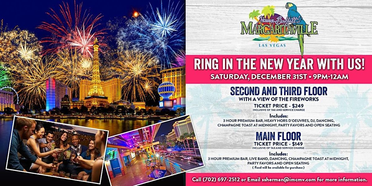 Margaritaville Las Vegas New Years Eve Party Margaritaville