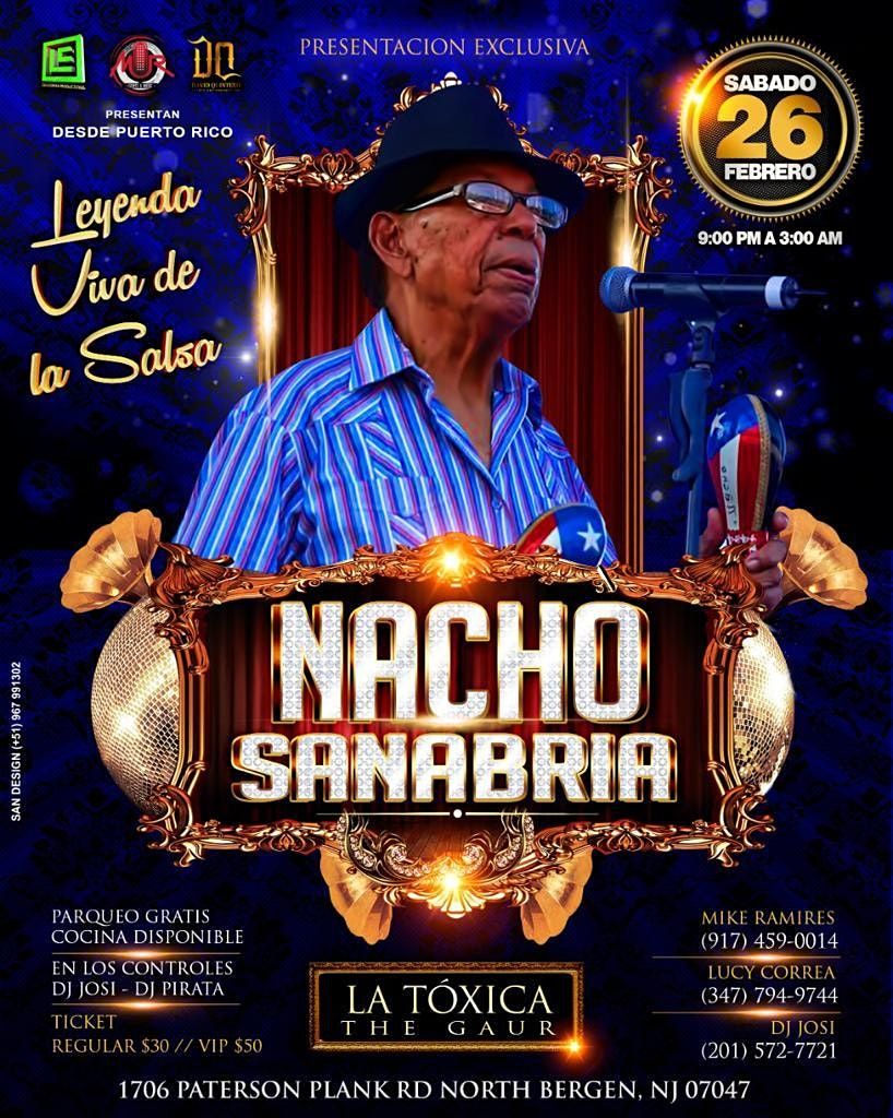 Nacho Sanabria Leyenda Salsera En Concierto New Jersey