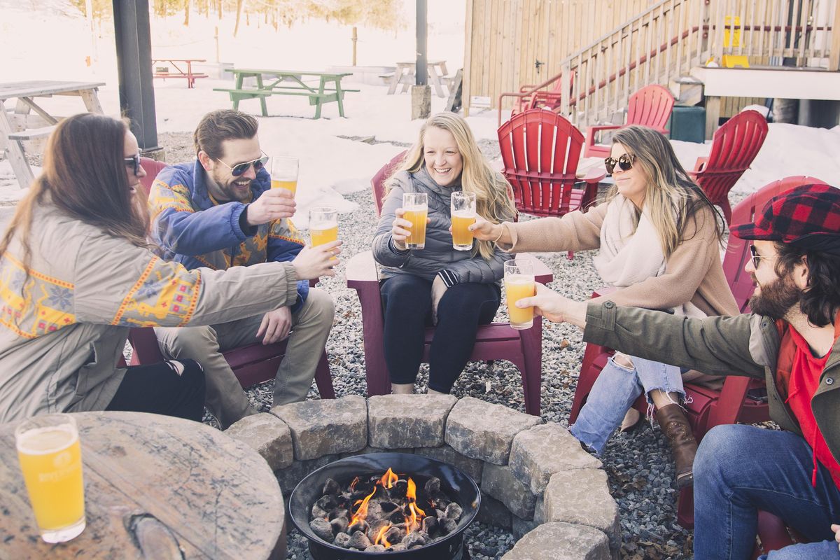 Warm Up with a Fire Pit Rental in the Beer Garden (weekend)