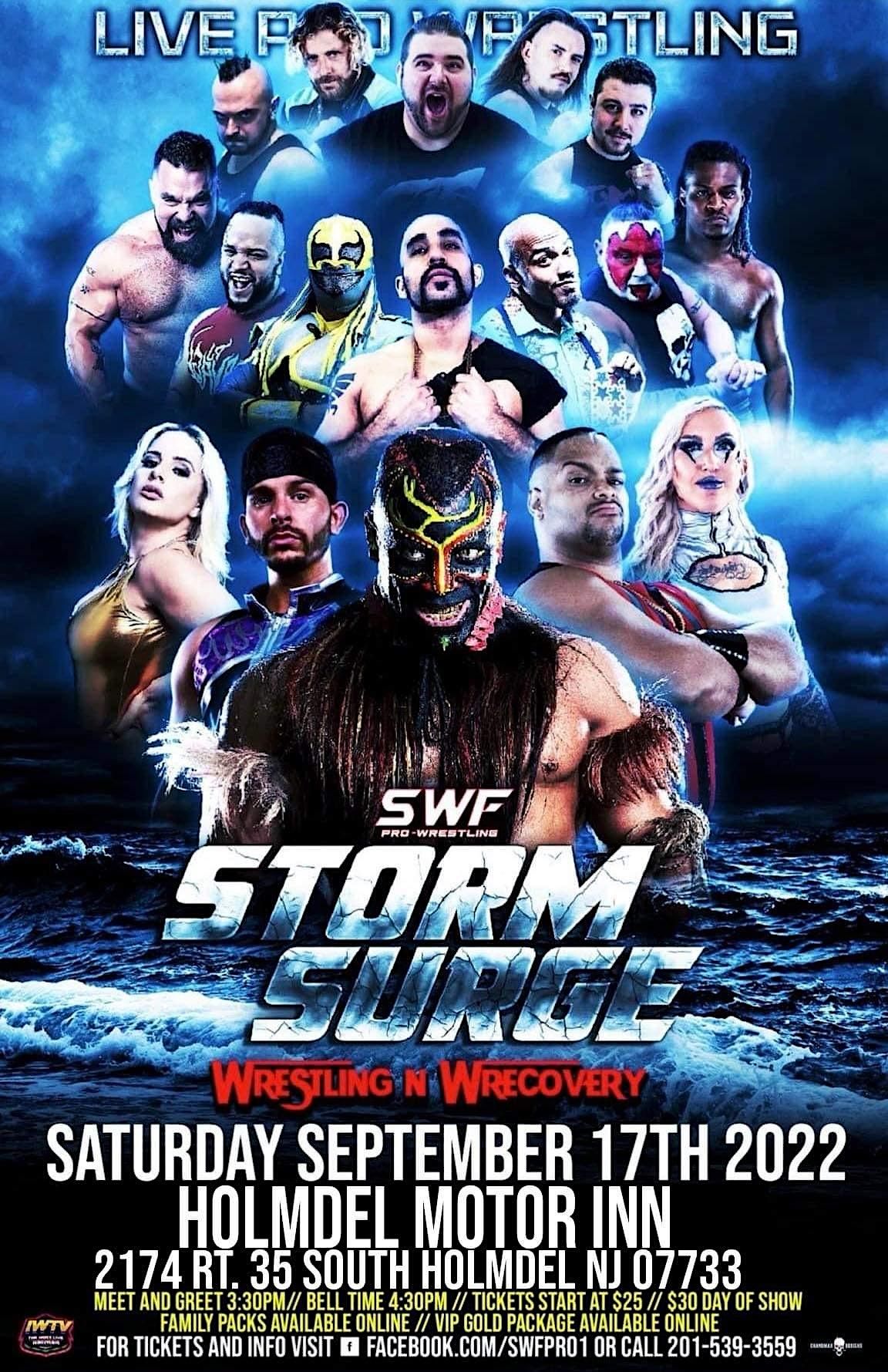 SWF Wrestling Storm Surge Holmdel NJ Holmdel Motor Inn September 17