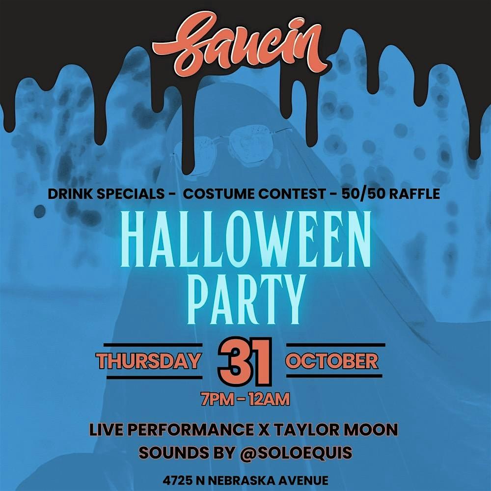 Saucin Halloween party 4725 N Nebraska Ave, Tampa, FL October 31, 2024