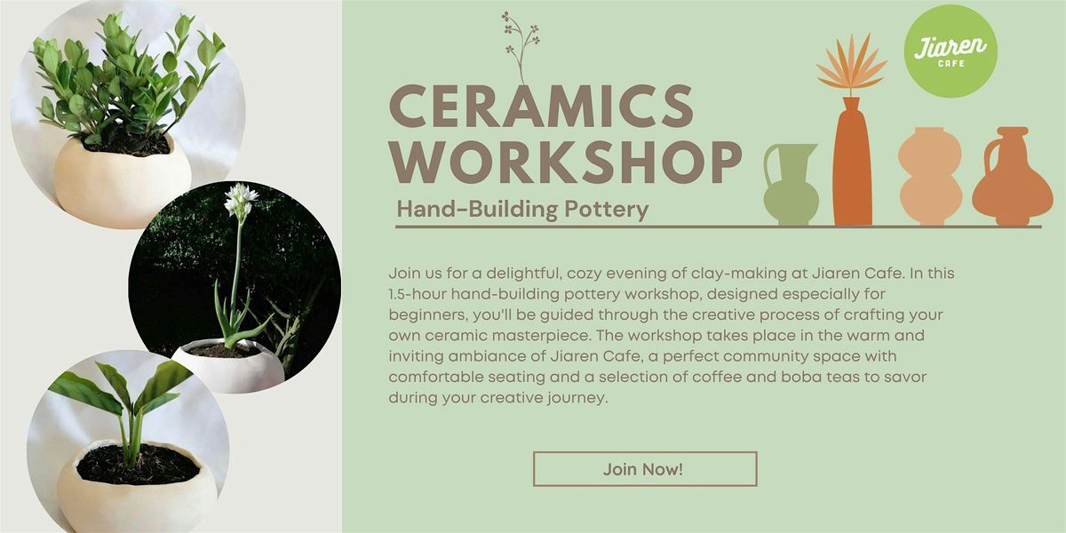 Clay & Connection: Handbuilding Workshop with Chubby Hands Ceramics