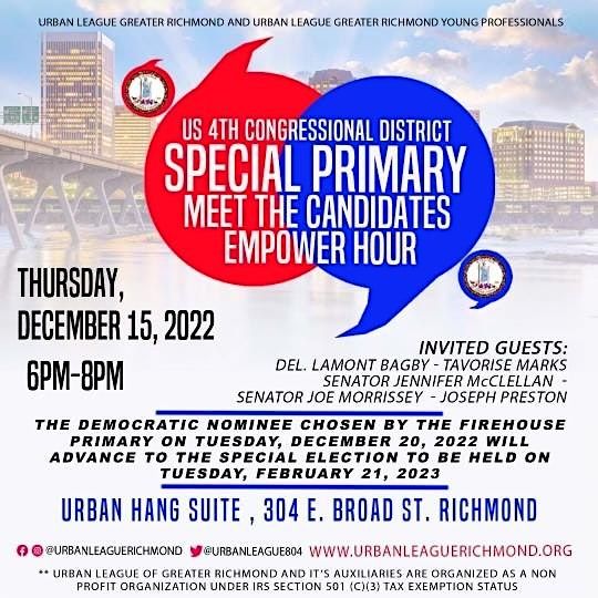 Meet the Candidate US 4th District Special Primary | Urban Hang Suite ...